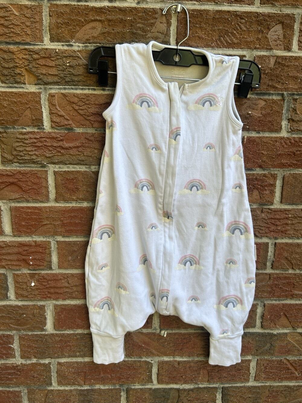 Woolino 4 Season Sleep Bag With Feet Unisex 6-18 Months Rainbows